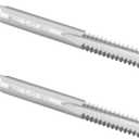 Burkit 2pcs M6 X 1.5 Thread Tap Right Hand, HSS M6 x 1.5 Straight Fluted Machine Tap