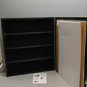 IHEIPYE 36 Graded Sports Card Display Frame - Baseball Card Display Case Lockable - Trading Card Collector Wall Display Holder for Basketball Football Hockey Cards, UV Protection Acrylic,Black