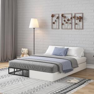 Full Size Box Spring with Fabric Cover Set,7 Inch High Profile Full Box Spring with 3000lbs Max Weight Capacity, Durable Mattress Foundation Easy Assembly, Non-Slip, Noise Free