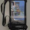 Rynapac Large Waterproof Phone Pouch [Up to 10"] - 2 Pack IPX8 Waterproof Phone Case for iPhone 17 16 15 Pro Max Galaxy S26 Ultra, Touchscreen & Underwater Photography, Beach Cruise Essentials 2026