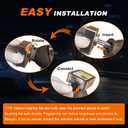 DZG D5S HID Headlight Bulbs for 2016 2017 2018 Chevy Silverado 1500 WT LS LT 2015-2018 GMC Sierra 1500 2500 3500 HD, 8000K Cool White 35W Metal Base Xenon Replacement High Low Beam Bulb, Pack of 2