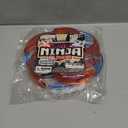 ArtCreativity Light Up Flying Ninja Stars Set, 2 Rubber Throwing Stars with Batteries, Interactive Ninja Kids Toys for Tossing, Games, 2 Colors, Gift for Kids Red and Blue Stars