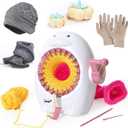Wadukud 22 Needles Knitting Machine, Smart Circular Crochet Machine, DIY Loom Knitting Machine for Adults, Kid, Socks,Hat, Scarf, Glove (Section B)