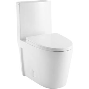 St. Tropez One Piece Elongated Toilet Right Side Flush 1.28 gpf