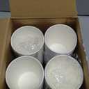 Sliner 100 Pcs Winter Disposable Paper Cups with Handles 9 oz Snowflake Espresso Cups Winter Coffee Mugs Beverage Drink Dinnerware Set for Holiday Party Supplies