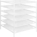 STORAGE MANIAC Sweater Drying Rack, Mesh Clothes Drying Rack, Stackable Laundry Drying Rack, Lay Flat Dryer for Delicates, Portable Dry Rack for Indoor or Outdoor, White, 6-Pack