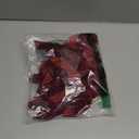 12Pcs Burgundy Velvet Ribbon Bows Christmas Tree Decorations,5in x 10in Xmas Ornaments for Tree Home Party Front Door Wreath Garland Holiday Decor