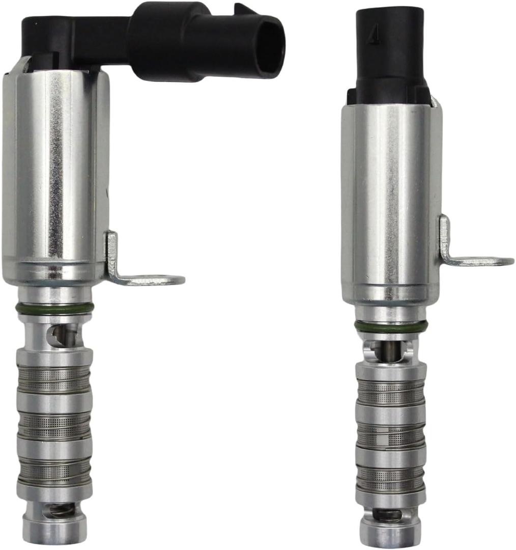 Oil Control Variable Valve Timing Solenoid VVT 24355-2E100 Compatible with Hyundai Elantra Kona Sonata Tucson Veloster Kia Forte replaces 24375-2E100 VVT115 VVT117 VVS138 VVS139 2Pcs