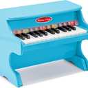 Melissa & Doug Learn-to-Play Piano with 25 Keys and Color-Coded Songbook - Blue