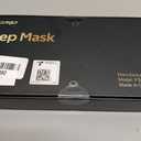 3D Eye Mask Sleep Mask for Men & Women, 100% Pressure-Free & Light Block-Out Eye Mask for Sleep with Easy Adjustable Strap, Night Eye Cover for Travel, Black