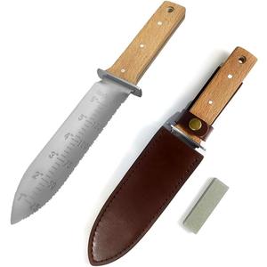 Minamino Hori Hori Garden Knife,Ideal for Gardening Weeding Digging Cutting Planting Landscaping