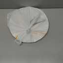 Staircase Modern Wall Clock - Unique 10.5 in. Frameless Concrete Design - Contemporary, Minimalist Decor; No Numbers - Silent Battery Operated Clocks with Decorative Wooden Hands; White