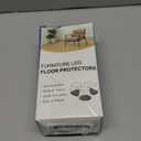 32 Pcs VIUME Chair Leg Floor Protectors for Hardwood Floors Silicone Covers to Protect Wood Tile Floors Scratches Felt Pads Furniture Leg Caps Reduce Noise (Fit:1.3"-2")