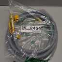 15 Feet 1/2 inch ID Natural Gas Grill Hose with Male Quick Connect Plug and 3/4"-16UNF Female Flare, Natural Gas Line for Grill, Pizza Oven, Heater and More Low Pressure Appliance(NOT 3/8)