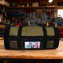 Roll Up Tool Bag Tool Roll,Portable Rollup Toolbag,Foldable Rollup organizer,Tool Organizer with 6 Detachable Pouches,Perfect for Engineers,Hobbyist,Men's gift and Engineer's gift (khaki)