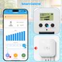 WiFi Pool Alarm, Zuomeng Solar Wave Pool Alarm with Optimal Sensitivity, Remote Control by App, Dual Alarming via Device & App, Offering Extra Protection for Your Child and Pet