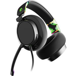 Skullcandy SLYR Multi-Platform Over-Ear Wired Gaming Headset, Works with Xbox PlayStation and PC - (Green Digi-Hype)