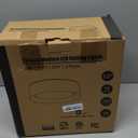 BrightHome Flush Mount Ceiling Light White, 13in 2600LM 25W, LED Ceiling Light Fixture 5CCT 2700K 3000K 4000K 5000K 6000K, Dimmable Ceiling Lamp for Bedroom Hallway, 2 Packs, White and Gold