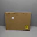 WREVERW Rustic Wood Frame Wall Decor, Distressed White Floral Carved Design, Vintage Windowpane Farmhouse Decor with Acrylic Reflective Surface for Living Room Bedroom Bathroom, 16"x22"