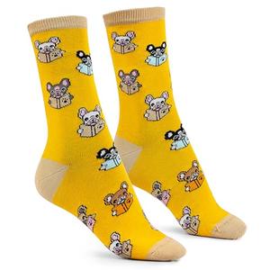 TILISMA Dog Socks for Women | Book Lovers Gifts | Socks with Dogs on Them | Dog Themed Stocking Stuffers | Puppy Sock for Pet Lovers | Gifts for Animal Lover Avid Readers Book Worms | Size 6-10 (US), Pack Of 2