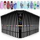 Biutee Nail Stamping Polish Gel 24 Colors 5ML UV LED Special Printed Polish Gel for Nail Stamp Plate