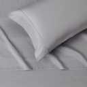Amazon Basics Lightweight Breathable Brushed Microfiber 3-Piece Bed Sheet Set With 14-Inch Deep Pockets, Wrinkle Resistant, Twin XL, Dark Gray, Solid
