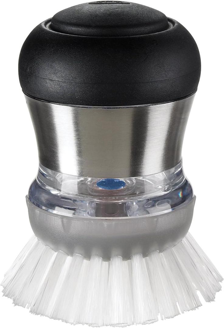 OXO Steel Soap Dispensing Palm Brush (Small)