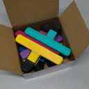 Tamaki 6 Pack Large Chip Bag Clips Assorted Color Food Bag Clips Plastic Heavy Duty Seal Grip, 6 x 3.5 Inch