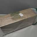 Suli Extra Large Kitchen Utensils Holder with 4 Compartments, Wooden Utensil Organizer for Kitchen Countertop, Farmhouse Decor, Rustic Cooking Utensil - White grain