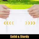 Smiry Rectangle Picnic Table Cloth, Waterproof Elastic Fitted Tablecloths for 4 Foot Tables, Washable Polyester Table Cover for Camping, Indoor and Outdoor (White, 30"x48")