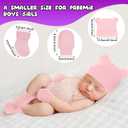 Cuffbow 4 Pcs Preemie Hats Newborn Baby Mittens and Socks Set Cotton Warm Socks for Baby Girls and Boys Infant