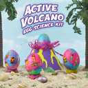 PAAS Easter Egg Decorating Bundle, Includes 1 Active Volcano Eggsperiment Kit, 1 Crystal Growing Eggsperiment Kit, Easter STEM kit, Food Safe Dye (2 Piece Bundle)