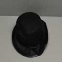 COLLECT PRESENT Deluxe Black Costume Hat  Top Hat for Men & Women  Elegant Party Accessory for Halloween, Themed Events, or Formal Cosplay  One Size Fits Most  Unisex Design