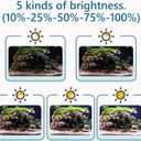 hygger Clip On 24/7 Lighting Aquarium LED Light,Sunrise-Daylight-Moonlight and DIY Mode, Adjustable Timer/Brightness Fish Tank Light with 7 Colors for Planted Tank (14W for 12~20in Tank)
