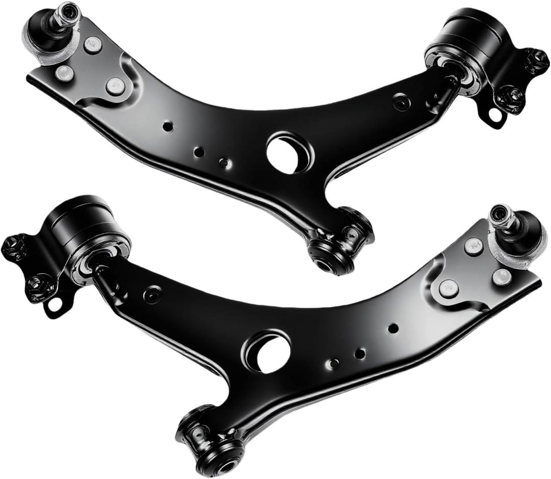Front Lower Control Arm w/Ball Joint Fit for Volvo C30 2007-2013 C70 2006-2013 S40 2006-2011 V50 2006-2011 K620598 K620599-2 Set Suspension Kit