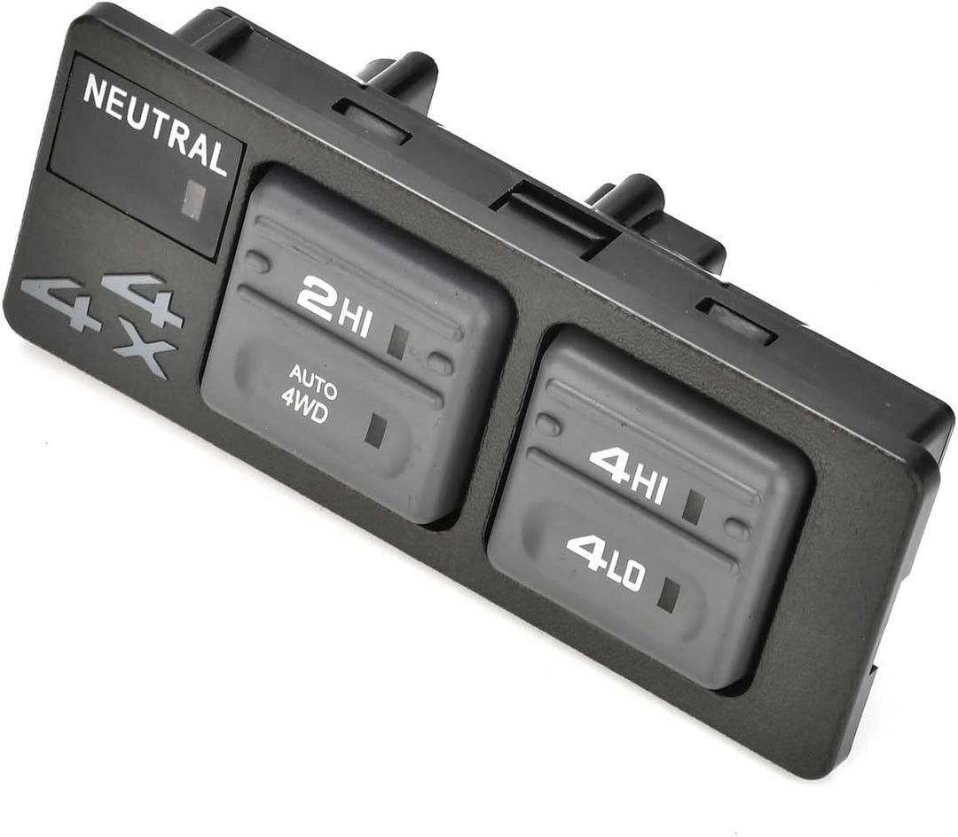 4WD Switch Four Wheel Drive Selector Switch 4x4 Compatible with Chevy GMC 1500 2500 Suburban Tahoe Yukon Cadillac Escalade 1998-2000 Transfer Case Replaces# 901-130 15027104 8 PINS + 3 PINS