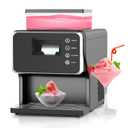 Shaved Ice Machine with Rapid Cooling, Portable Ice Cream Maker, Food-Grade Stainless Steel Material, Adjustable Speed Snowflake Ice Maker for Home, Party, School, Commercial Use & Church Events