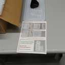 7 code Large Clear Shoe Boxes OrganizerThicker Material Stronger Shoe Box with Magnetic Door, Stackable Shoe Storage Box for Closet, Foldable Space-Saving Storage Bins Shoe Cabinet, White 9 Pack