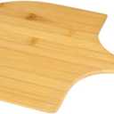 hatleues 11 Inch Bamboo Pizza Peel Wooden Long Handle Nonstick Pizza Spatula Paddle Hangable Pizza Paddle Cutting Board Vegetable Cake Dessert Serving Board for Kitchen Wooden Color