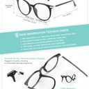 Gaoye Blue Light Blocking Glasses Women/Men, Fashion Round Cateye Frame UV Ray Filter Computer Gaming Glasses