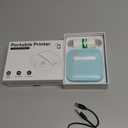 Label Maker Machine with Tape - Mini Sticker Printer Bluetooth Label Printer for Home Office Organization, Portable Thermal Sticker Maker Print Pod with Multiple Templates for Phone