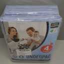 Utopia Bedding Washable Underpads 34" x 36" (Pack of 4), Waterproof Reusable Heavy Absorbency Incontinence Bed Pads for Adults, Kids, Elderly and Pets, Bedwetting Pads for Sofa and Couch (Blue)