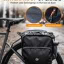 NDakter Bike Panniers, 30L Waterproof Panniers Bike Bags for Rear Rack, Expandable Double Bicycle Trunk Saddle Bag with Reflective Strips,E-bike Accessories for Commute and Mountain Cycling Travel