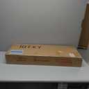 IOTXY Wooden Open Shelf Bookcase - 3-Tier Floorstanding Display Cabinet Rack with Legs, 5 Cubes Free Standing Bookshelf, Tiffany-Green