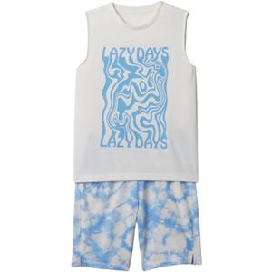 GAP Boys' Tank Short Set (8, New Off White)