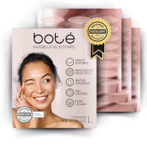BOT Discrete & Breathable Eyelid Lifting Tape (144xL) – Eyelid Strips For Radiant Eyes – Adhesive Eyelid Tape For Mechanical Eyelid Lifting Without Surgery – Lifting Tape For Eyelids