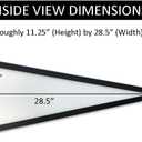 Pennant Frame for Team Pennants, 11.25" x 28.25"