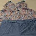 B2prity Tankini Swimsuits for Women Tummy Control Two Piece Modest Bathing Suits Floral Skirt Top with Boyshorts 3XL