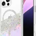 Case-Mate iPhone 16 Pro Max Case [Compatible with MagSafe] - Sparkly Holographic Phone Case with 12ft Drop Protection - Premium Magnetic Cover for iPhone 16 Pro Max - Karat Iridescent