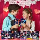 24 Pack Valentines Day Gifts for Kids Classroom LED Invisible Ink Pen with Valentines Cards for Kids School, Spy Pen Magic Gifts Valentines for Class Exchange Cards Prizes Party Favors for Boys Girls